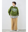 ミニ裏毛カレッジプリント+刺繍スウェット