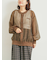 刺繍ロゴシアーカーディガン