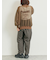 刺繍ロゴシアーカーディガン