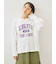 柄アソートフロッキープリントロングTシャツ