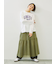 柄アソートフロッキープリントロングTシャツ