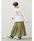 柄アソートフロッキープリントロングTシャツ