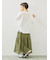 柄アソートフロッキープリントロングTシャツ