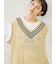 柄アソートフロッキープリントロングTシャツ