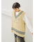 柄アソートフロッキープリントロングTシャツ