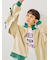 柄アソートフロッキープリントロングTシャツ