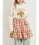 柄アソートフロッキープリントロングTシャツ