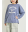 柄アソートフロッキープリントロングTシャツ