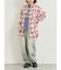 柄アソートフロッキープリントロングTシャツ