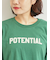 柄アソートフロッキープリントロングTシャツ