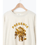 柄アソートフロッキープリントロングTシャツ