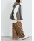 チェック無地アソートタックパンツ