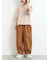 マルチボーダー袖スリットリボンTシャツ
