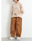 マルチボーダー袖スリットリボンTシャツ