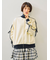 チェック柄フリルティアードミニスカート