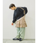 オーバーダイデニムタックパンツ
