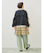 オーバーダイデニムタックパンツ