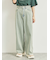 オーバーダイデニムタックパンツ