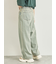 オーバーダイデニムタックパンツ