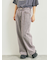 オーバーダイデニムタックパンツ