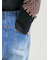 オーバーダイデニムタックパンツ