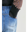 オーバーダイデニムタックパンツ