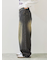 デニムニーパッチパンツ