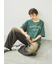 デニムニーパッチパンツ