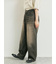 デニムニーパッチパンツ