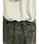 デニムニーパッチパンツ