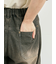 デニムニーパッチパンツ