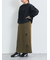 裏毛ダメージ加工ナロースカート