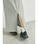 裏毛ダメージ加工ナロースカート