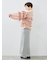 インナーSETモヘアタッチシアーフリルニット