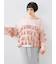 インナーSETモヘアタッチシアーフリルニット