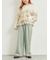インナーSETモヘアタッチシアーフリルニット