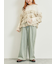 インナーSETモヘアタッチシアーフリルニット
