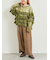 インナーSETモヘアタッチシアーフリルニット