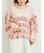 インナーSETモヘアタッチシアーフリルニット