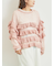 インナーSETモヘアタッチシアーフリルニット