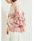 インナーSETモヘアタッチシアーフリルニット