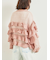 インナーSETモヘアタッチシアーフリルニット