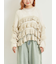 インナーSETモヘアタッチシアーフリルニット