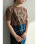 チェーン刺繍Tシャツ