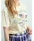 チェーン刺繍Tシャツ