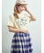 チェーン刺繍Tシャツ