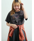 チェーン刺繍Tシャツ