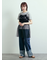 チェーン刺繍Tシャツ