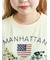 チェーン刺繍Tシャツ