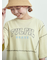 ピグメント加工メロー切替ロゴプリントTシャツ